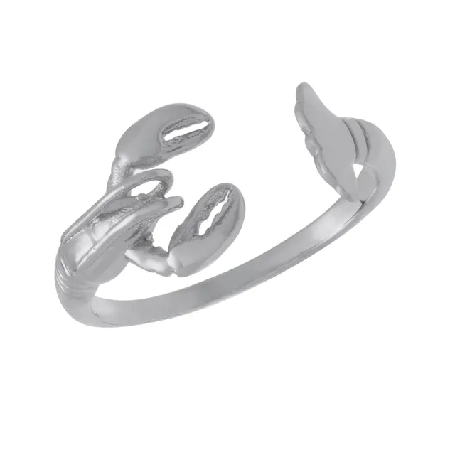 armeria-girard-bague-homard-argent-925-dor-taille-54-58 image 1