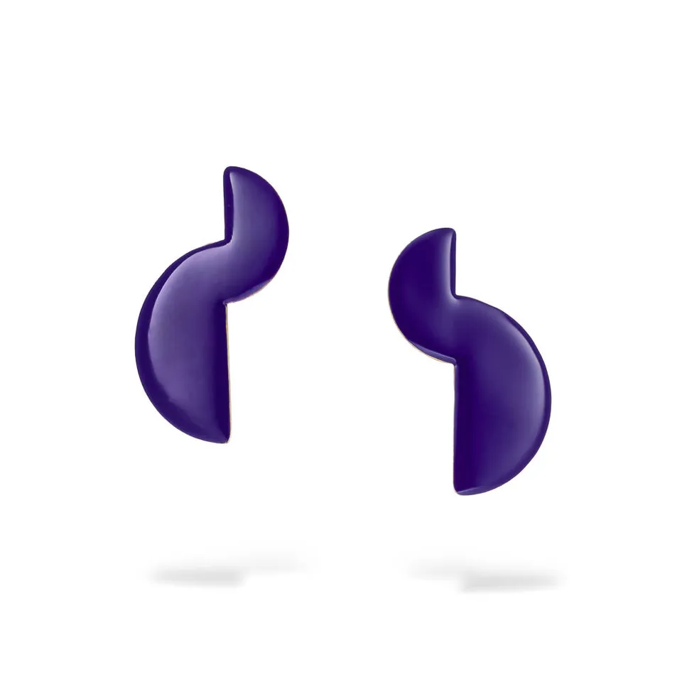 agapi-bau-jewels-balanced-boucles-d-oreilles-mail-violet image 1