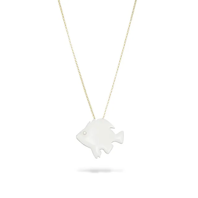 agapi-seastories-reef-dancer-collier-poisson-blanc-40-cm image 1