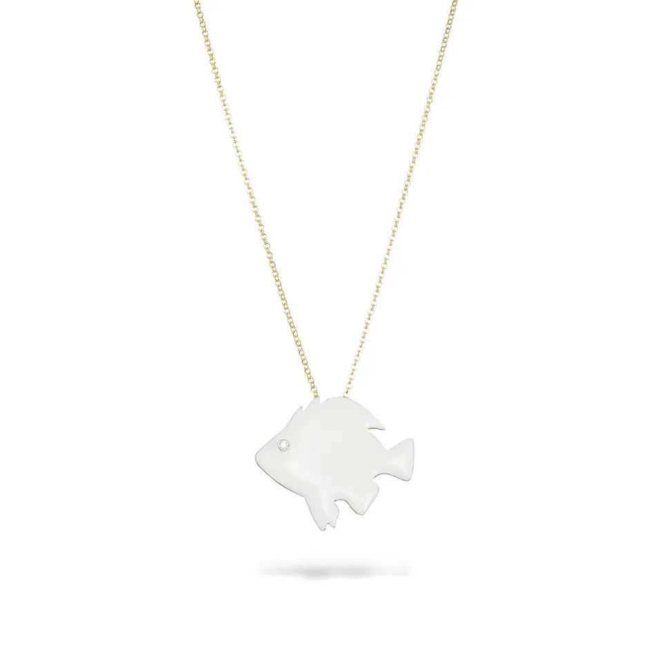 agapi-seastories-reef-dancer-collier-poisson-blanc-40-cm image 1