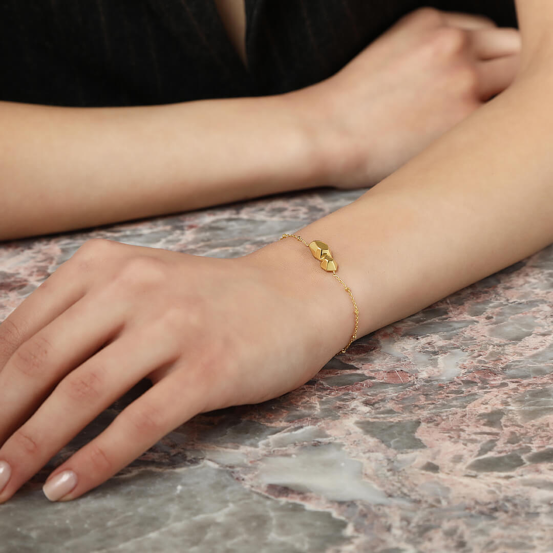 agapi-diamonds-repeated-dream-bracelet-losange-dor-15-cm image 2