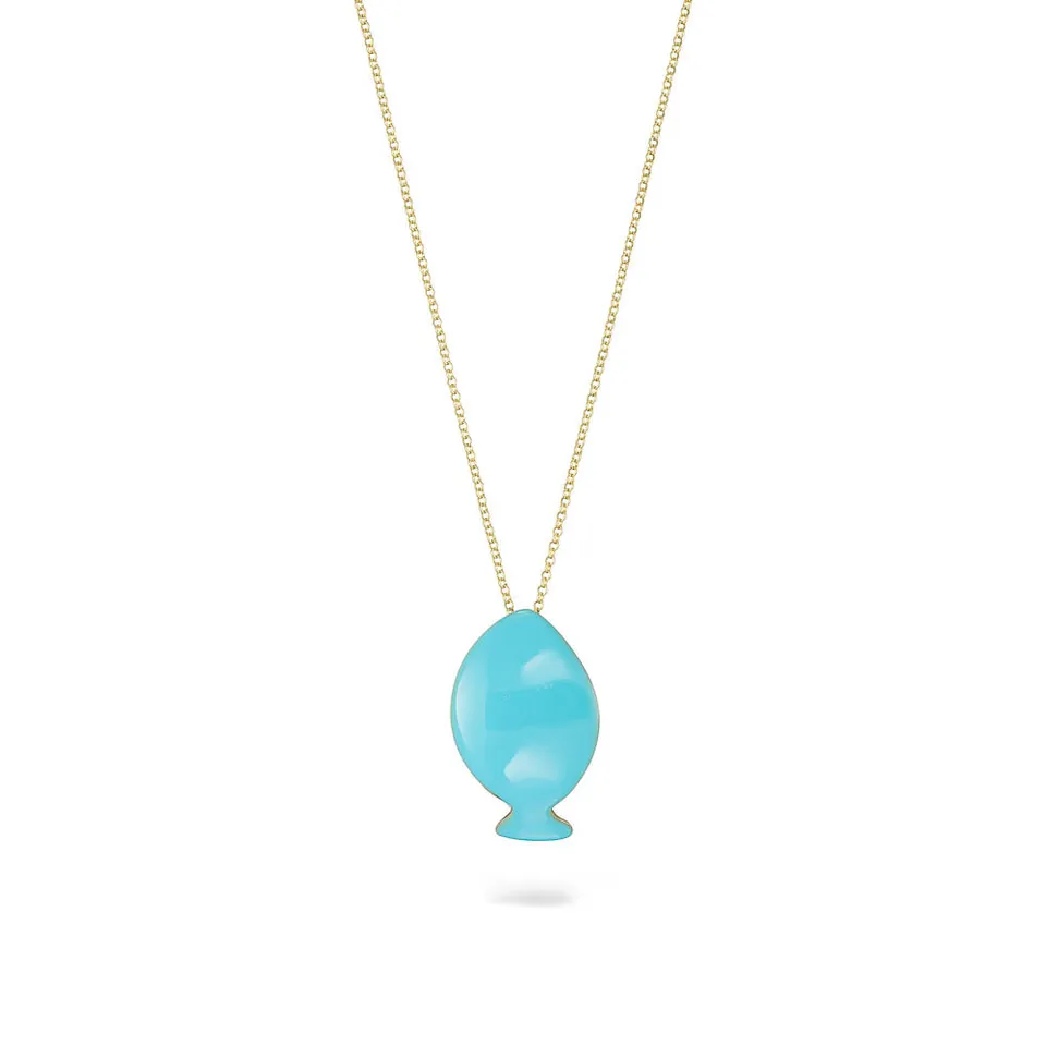 agapi-seastories-seastream-collier-poisson-bleu-clair-mail-40-cm image 1