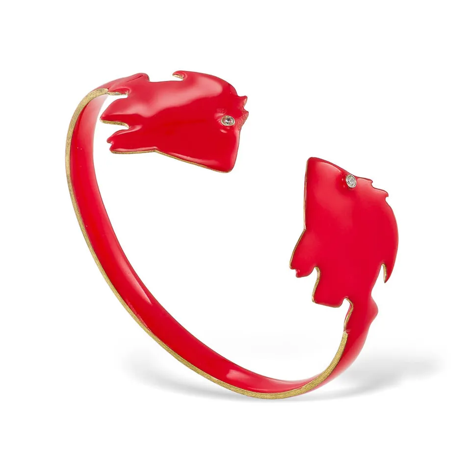 agapi-seastories-twin-reef-dancer-bracelet-rouge-corail image 1
