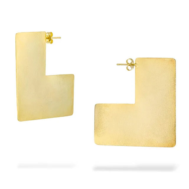 agapi-gold-jewellery-mondrian-boucles-d-oreilles-dor-mail image 1