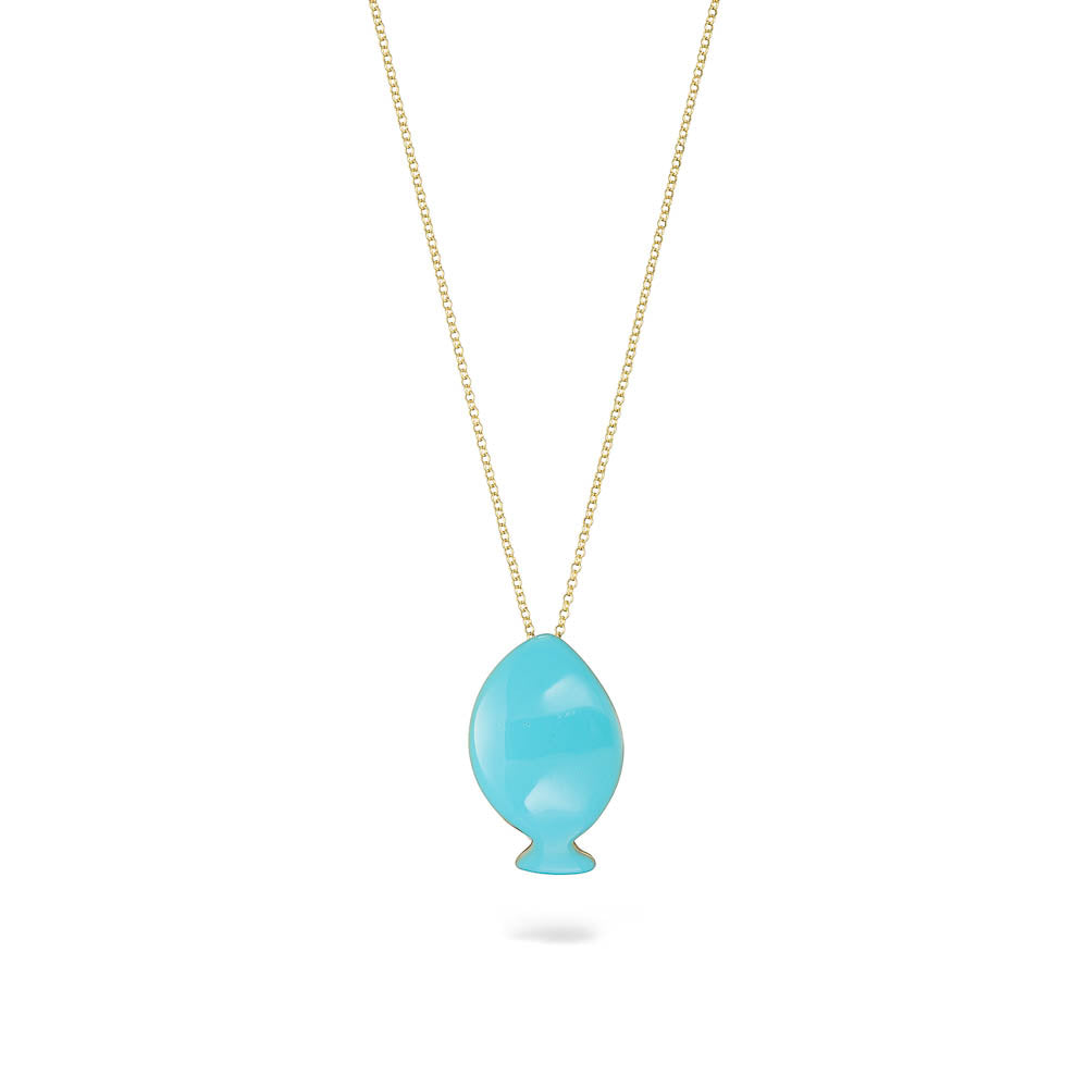 agapi-seastories-seastream-collier-poisson-bleu-clair-mail-40-cm image 1