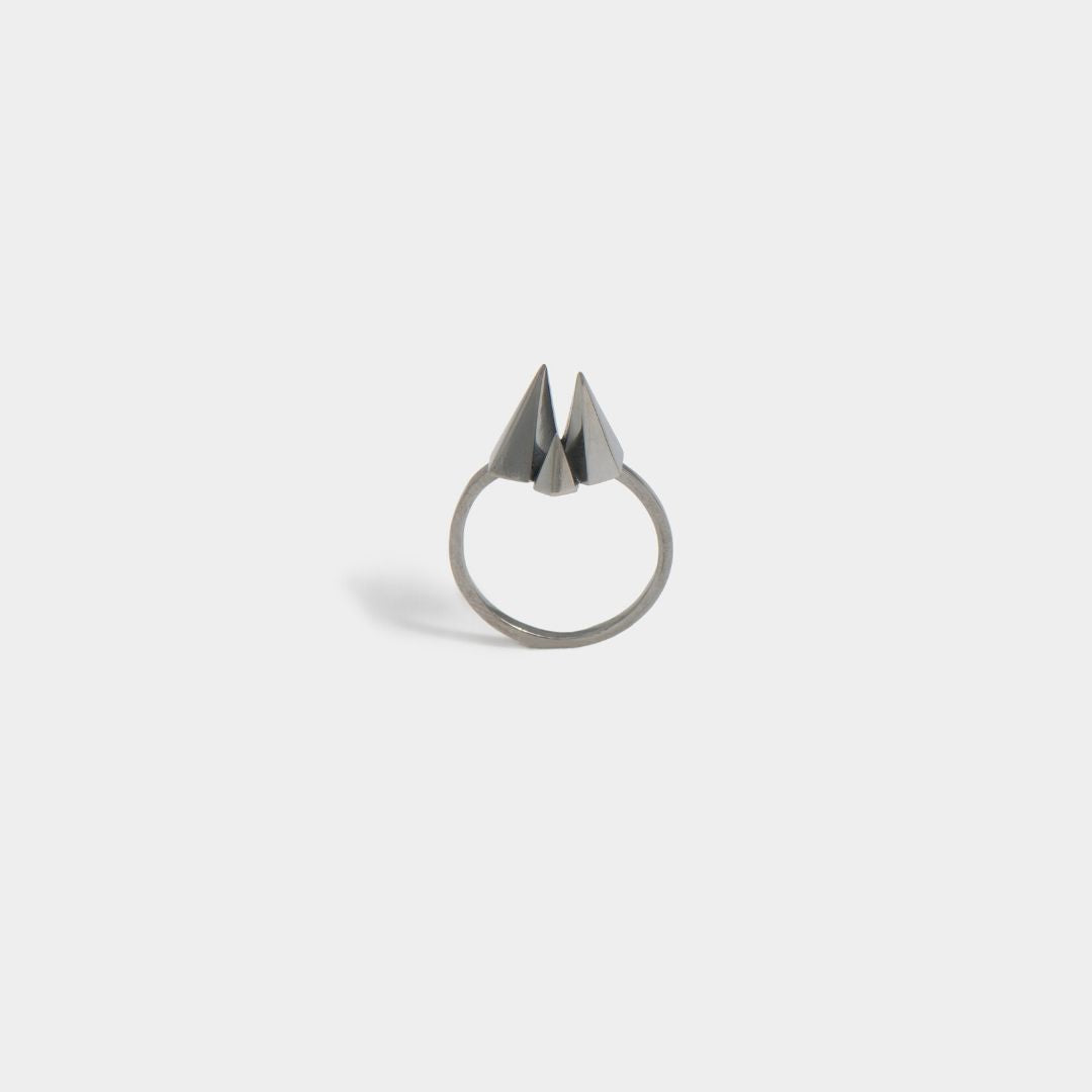 agapi-diamonds-dreams-wanted-dream-bague-argent-rhodium-noir image 1