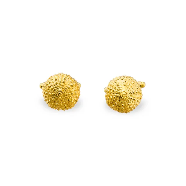 agapi-men-urchin-boutons-de-manchette-dor-argent-925 image 1