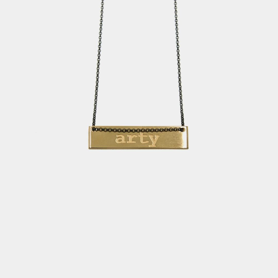 agapi-ids-arty-collier-dor-plaqu-or-42-cm image 1