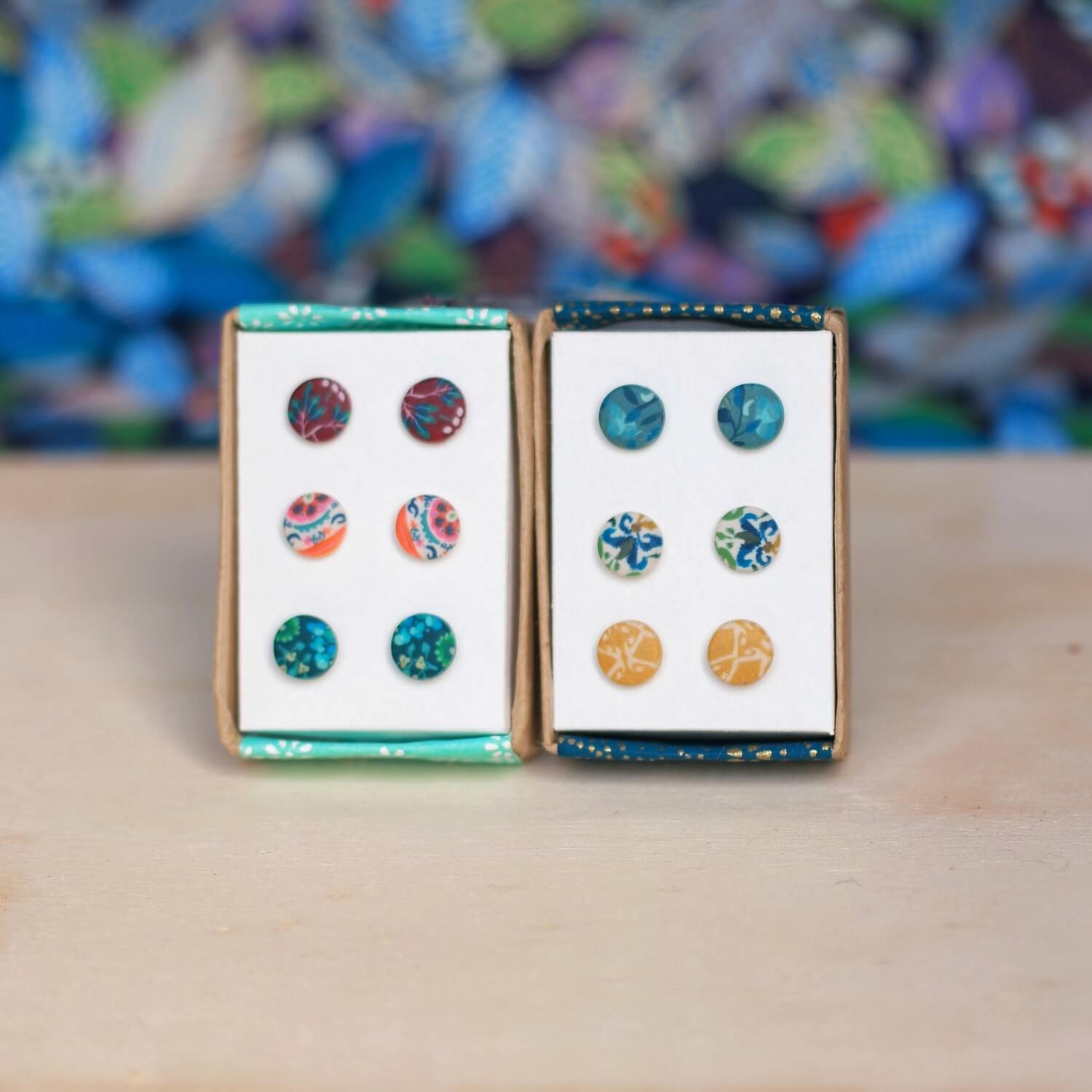 11prunes-puces-d-oreilles-argent-925-lot-3-paires-motifs-choix image 2