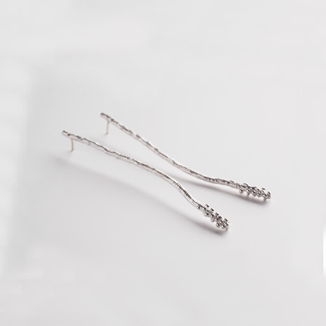 agapi-forestland-curved-branches-boucles-argent-925 image 3