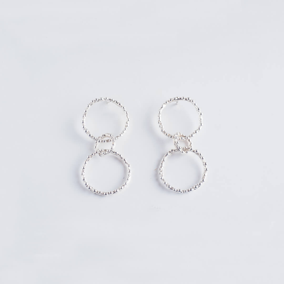 agapi-forestland-branch-boucles-longues-argent-925 image 3