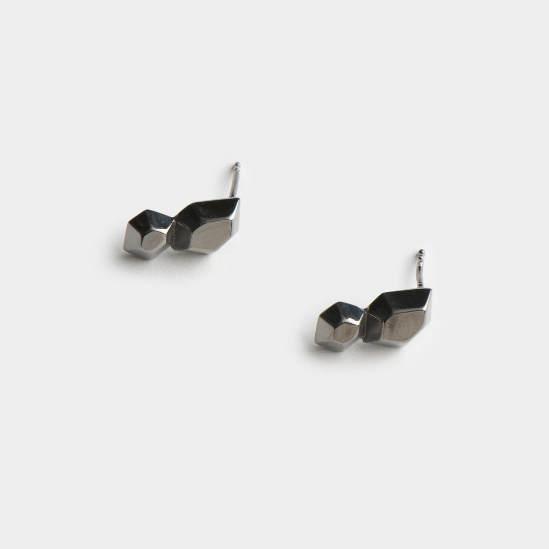 agapi-repeated-dream-boucles-rhodium-noir-argent image 4