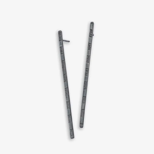 atelier-claire-marie-steinmetz-boucles-tige-boucles-argent-noir-4-cm image 1