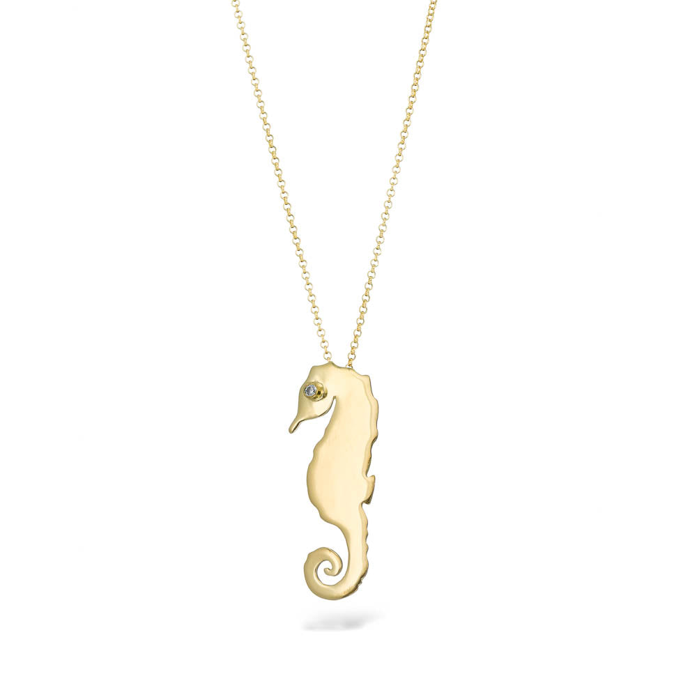agapi-the-fish-collier-seahorse-hippocampe-dor-40-cm image 1
