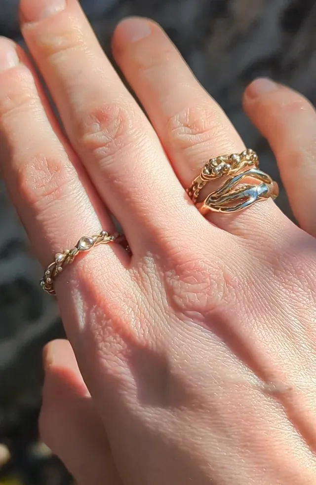 atelier-claire-marie-steinmetz-cire-bague-bronze-3-personnes-et-plus image 1