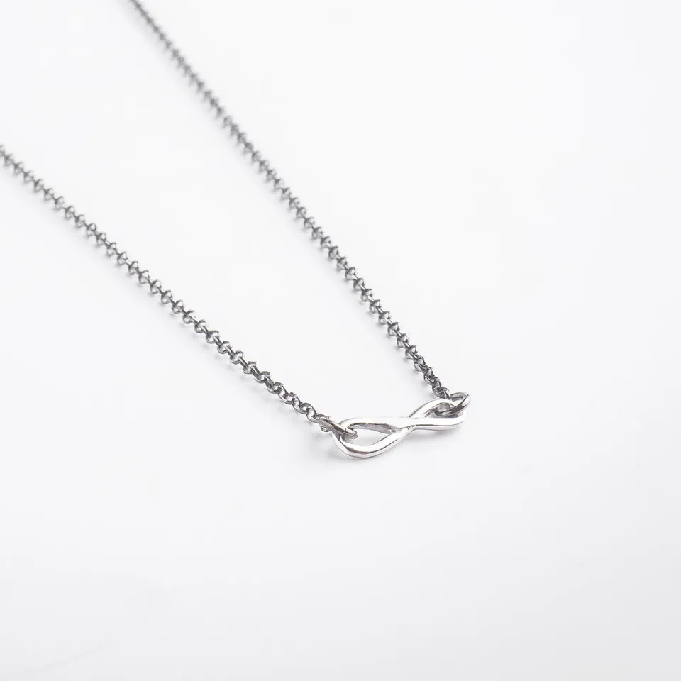 agapi-love-journey-collier-argent-925-quartz-rose image 1