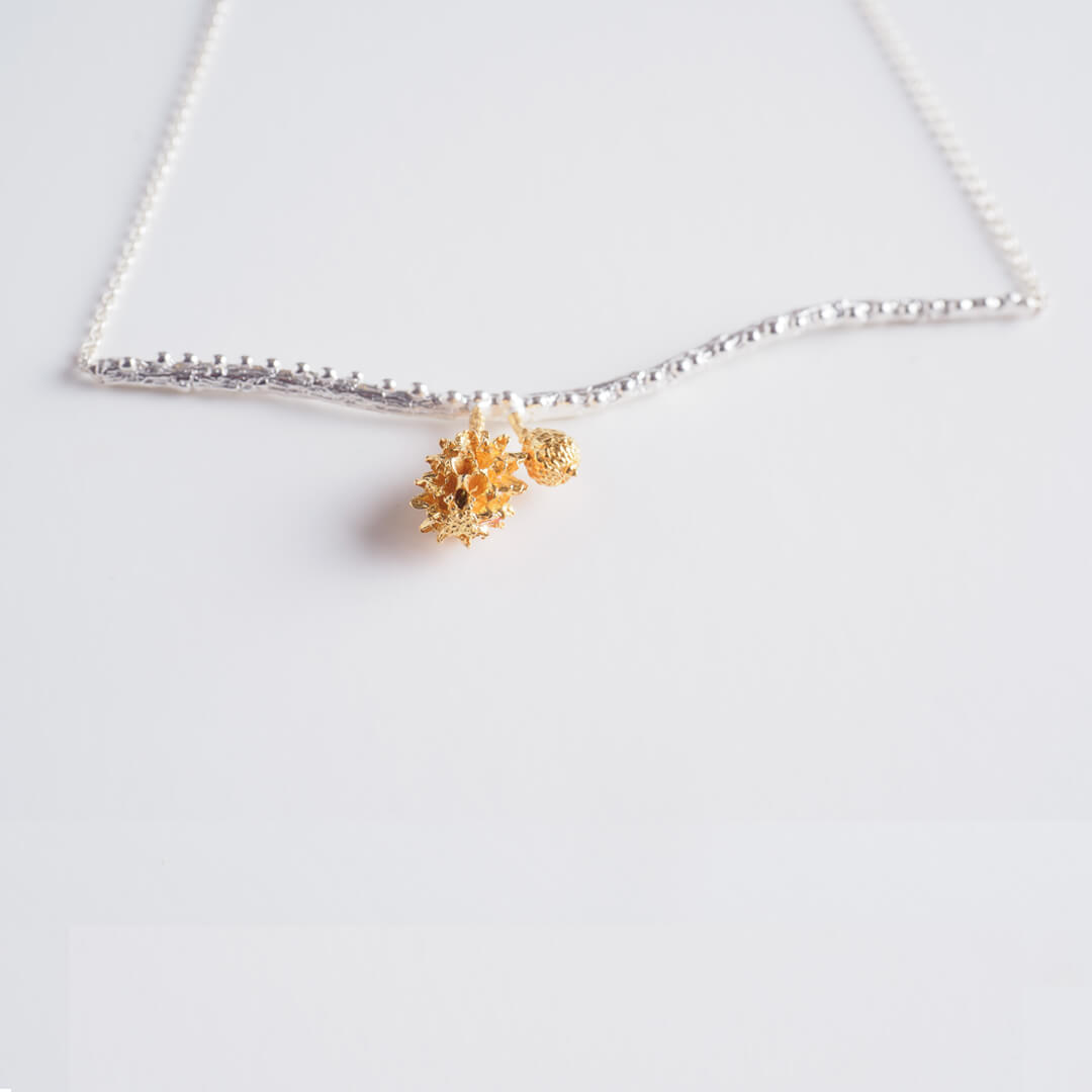 agapi-forestland-forest-joy-collier-argent-branche-50-cm image 3