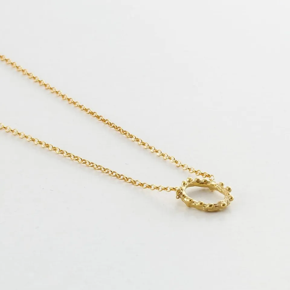 agapi-forestland-tiny-twig-collier-branche-plaqu-or image 1