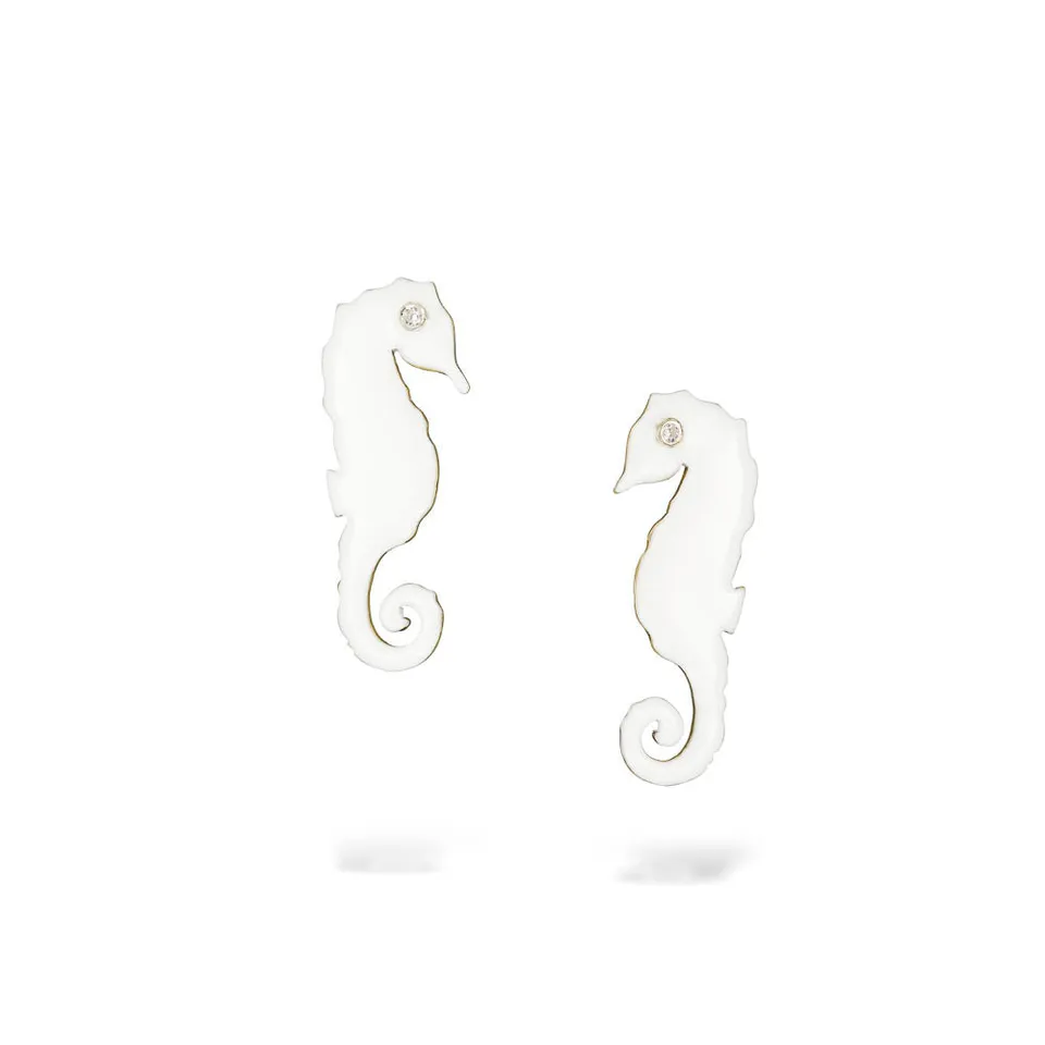 agapi-the-fish-boucles-seahorse-mail-blanc-zircon image 1