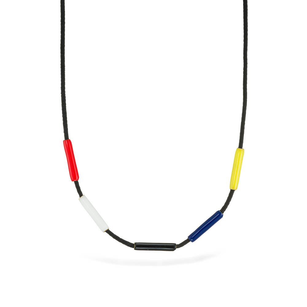agapi-bau-bricks-collier-cordon-noir-pendentif-mail image 4