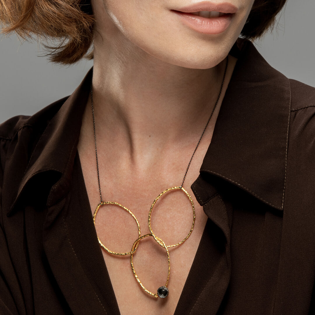 agapi-forestland-forest-trilogy-collier-dor-perle-50-cm image 2