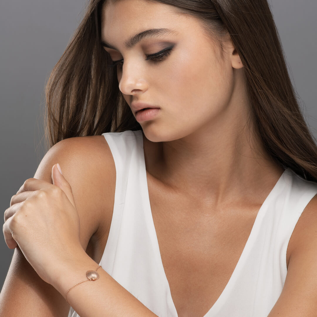 agapi-ids-collection-princess-oyster-bracelet-argent-or-rose image 2