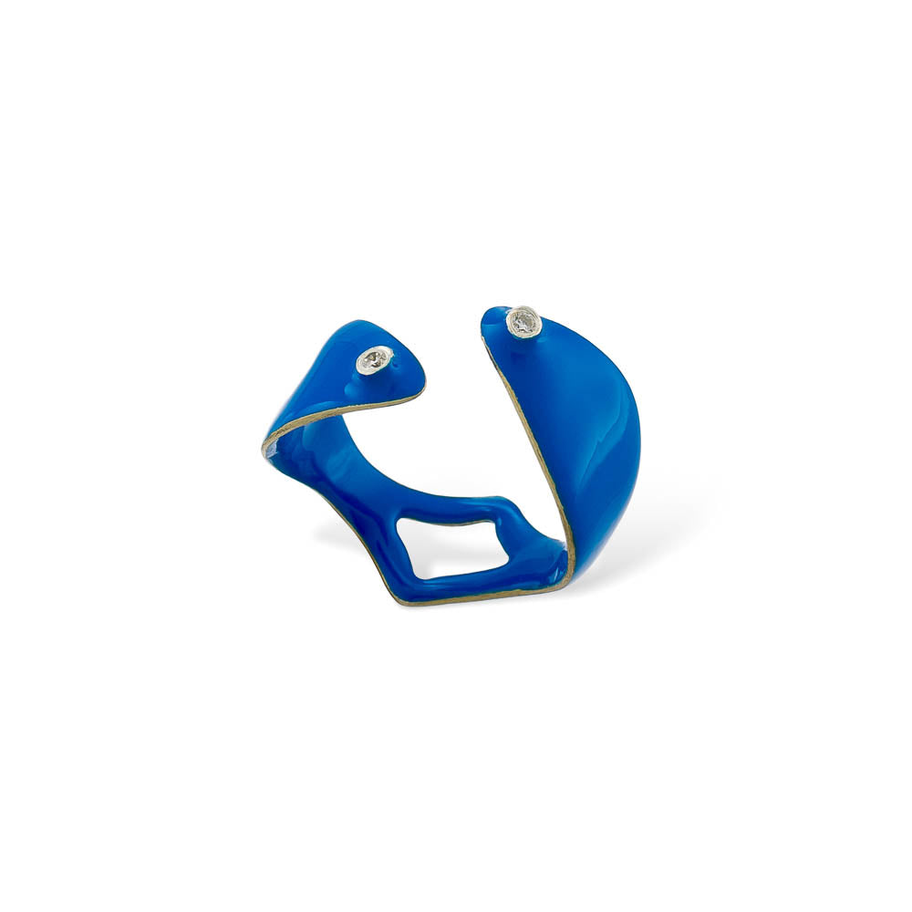 agapi-the-fish-small-fish-twin-bague-poisson-mail-bleu image 3