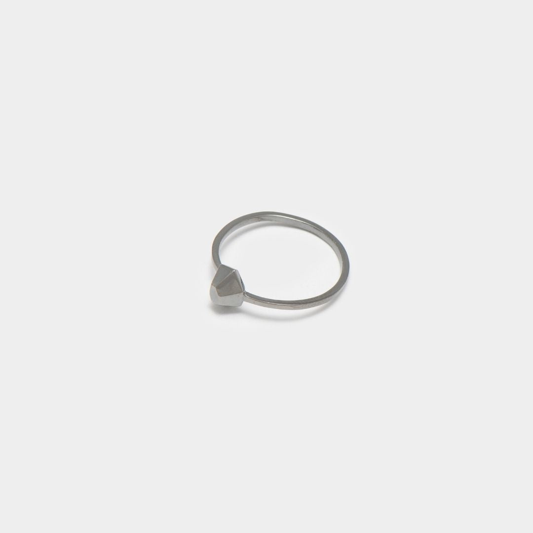 agapi-love-symbols-little-desire-bague-argent-rhodium-noir image 1