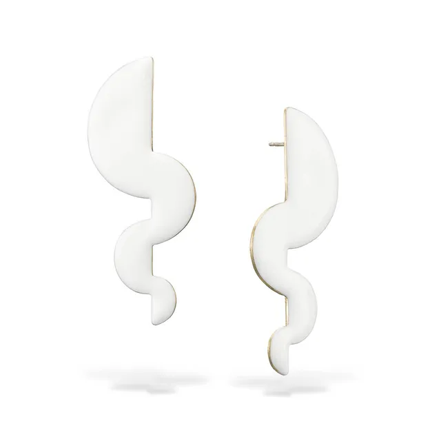 agapi-proportions-i-boucles-d-oreilles-laiton-mail-blanc image 1