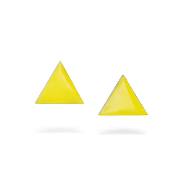 agapi-bau-triangle-clous-d-oreilles-mail-jaune image 1