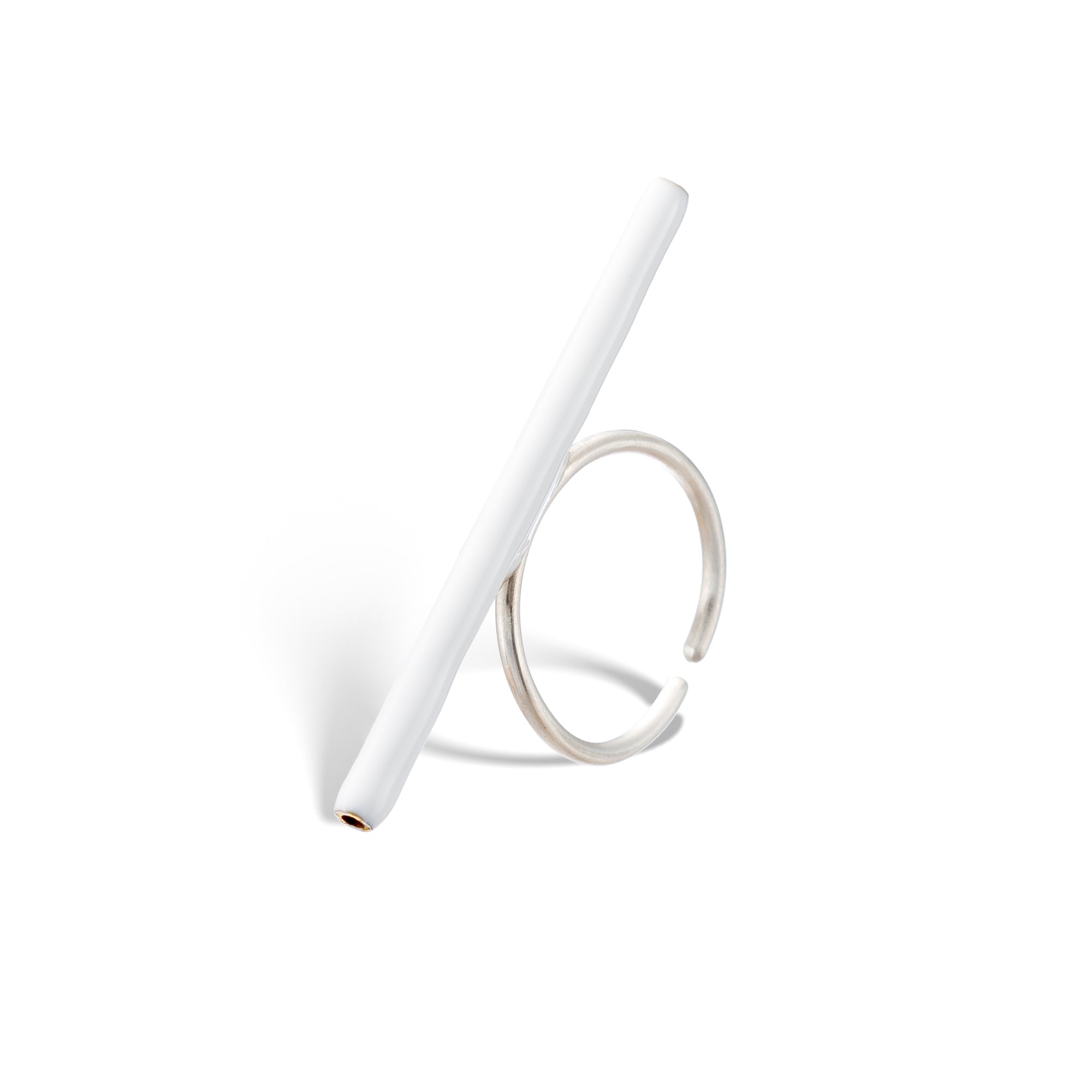 agapi-bau-jewels-bague-line-ajustable-blanche-mail image 3