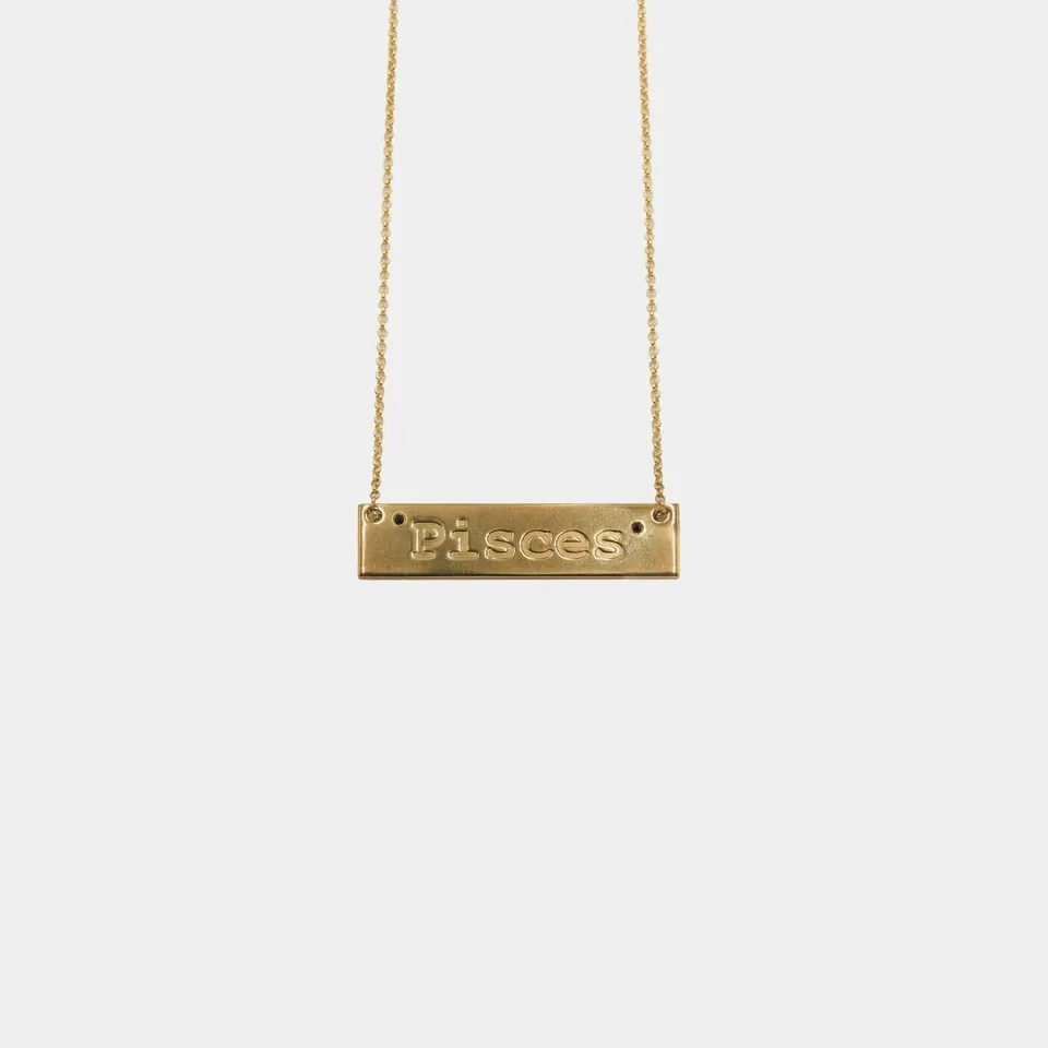 agapi-ids-zodiac-poissons-collier-dor-pendentif-laiton image 1