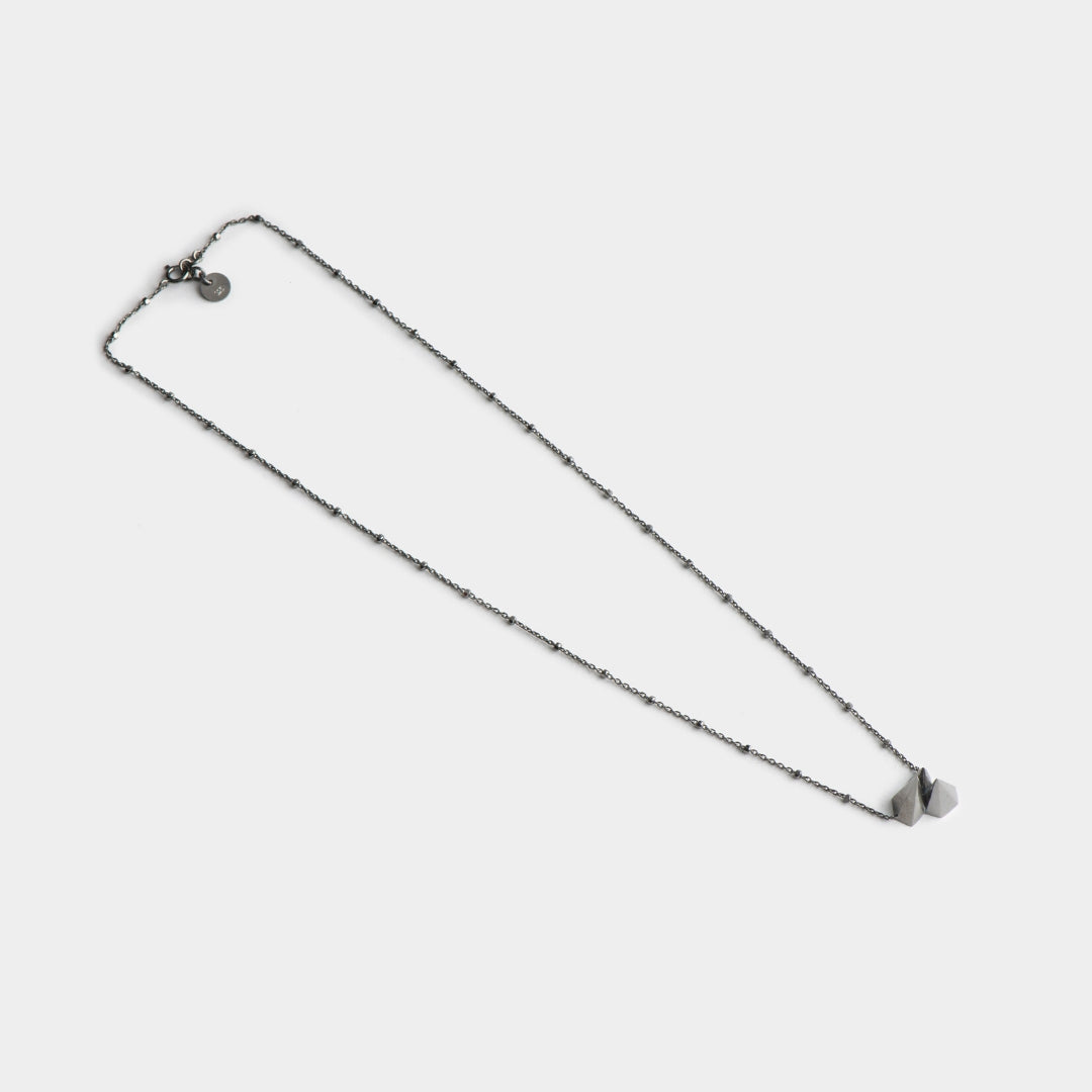 agapi-wanted-dream-collier-argent-925-rhodium-noir image 4