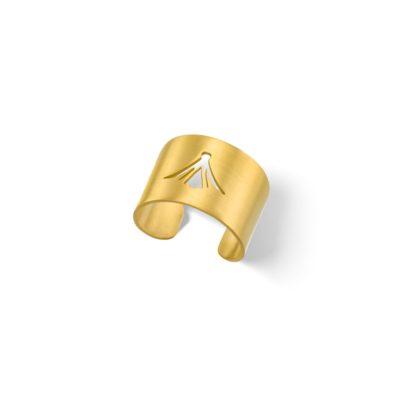 agapi-anthology-gardenia-bague-ajustable-dor-mat image 1