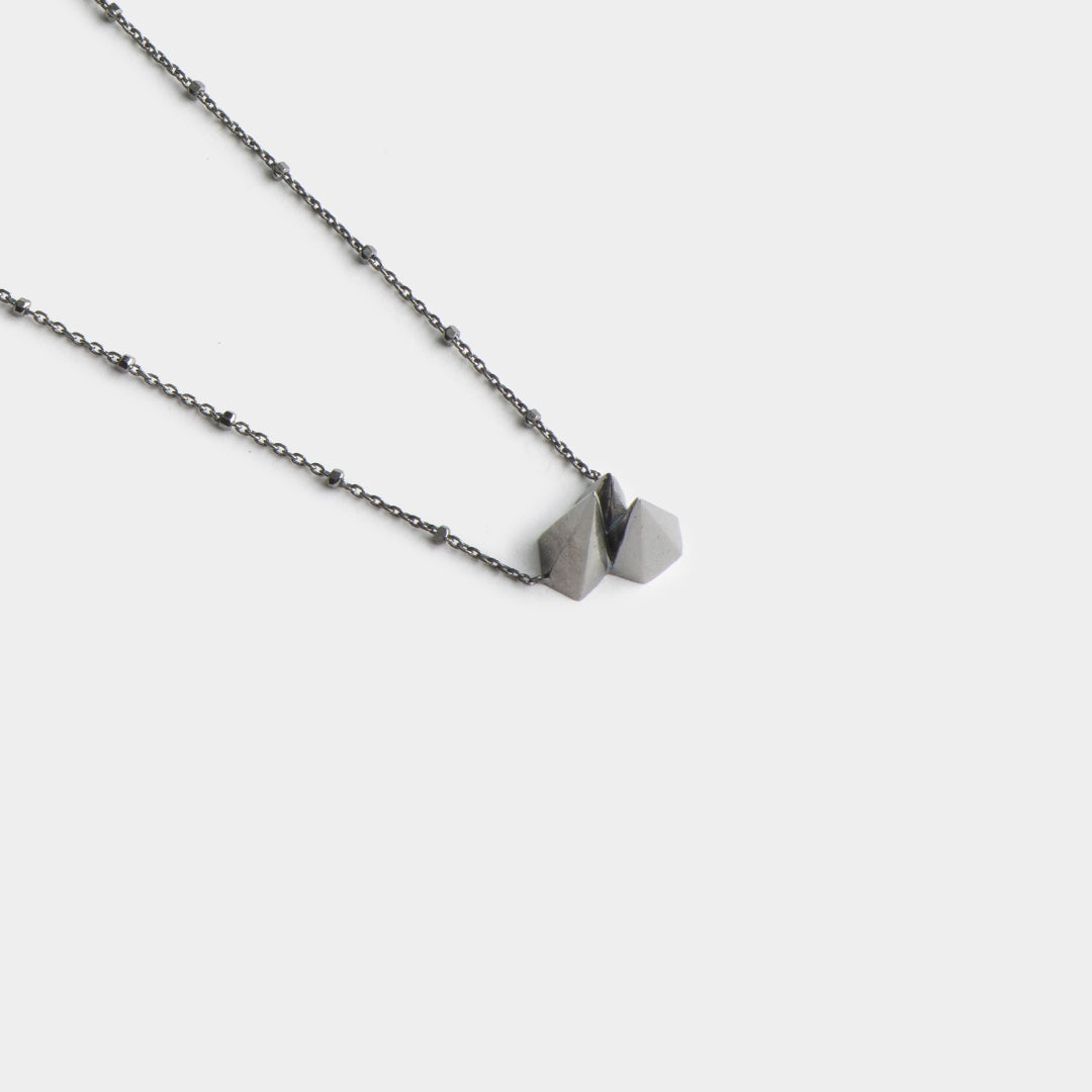 agapi-wanted-dream-collier-argent-925-rhodium-noir image 3