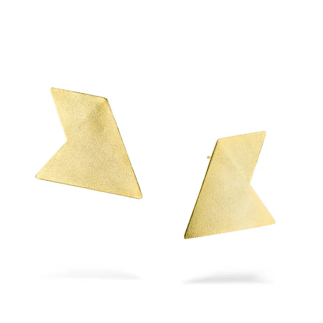 agapi-prism-boucles-d-oreilles-plaqu-or-24-carats image 1