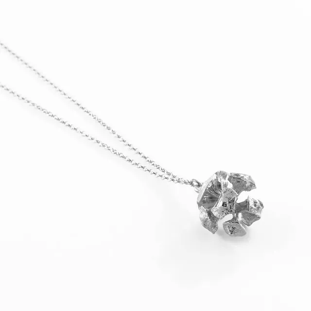 agapi-forestland-p-tale-collier-pomme-de-pin-argent image 1