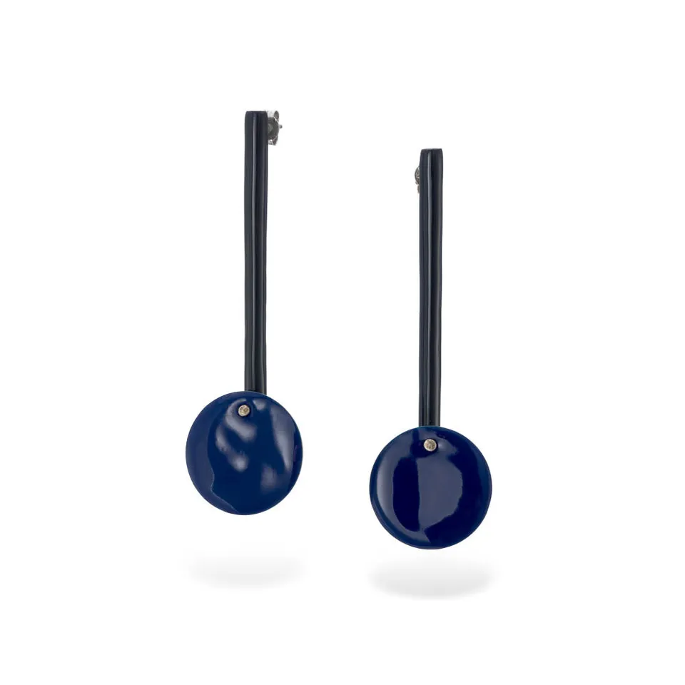 agapi-bau-circle-in-motion-boucles-longues-bleu-noir image 1