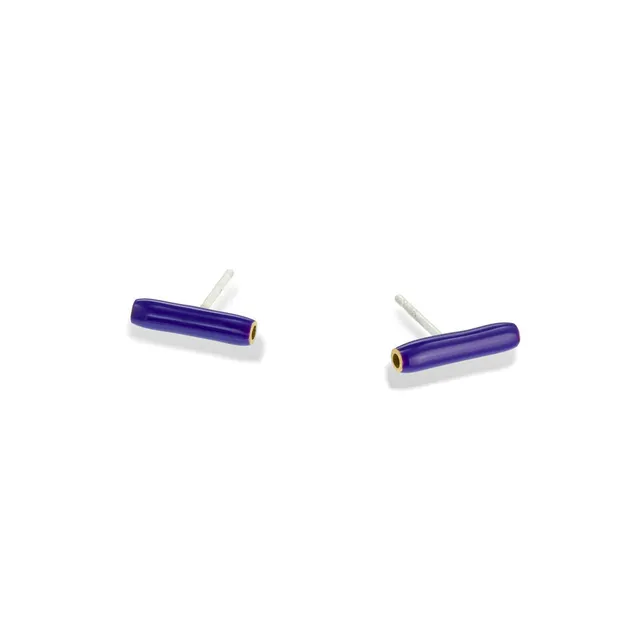 agapi-bau-jewels-lines-puces-d-oreilles-mail-violet image 1