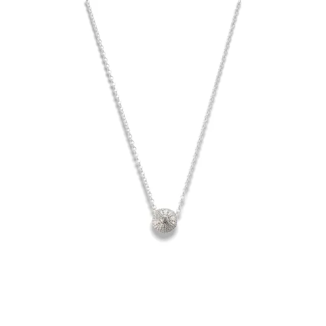 agapi-seastories-little-urchin-collier-oursin-argent-925 image 1