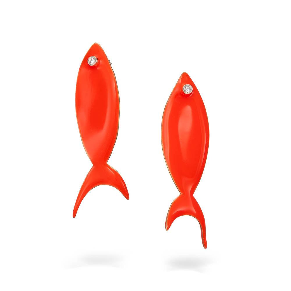 agapi-the-fish-boucles-d-oreilles-poisson-orange-fluo image 1
