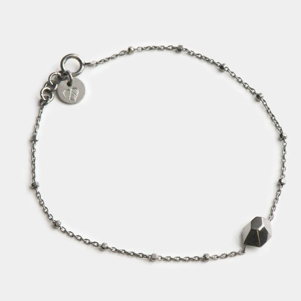 agapi-love-symbols-little-desire-bracelet-rhodium-noir image 1