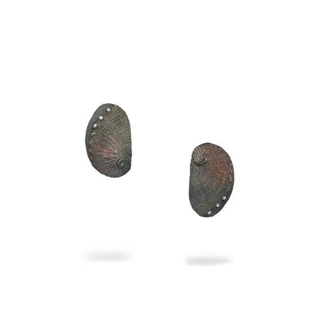 agapi-seastories-ear-shell-puces-rainbow-patina-zircon image 1