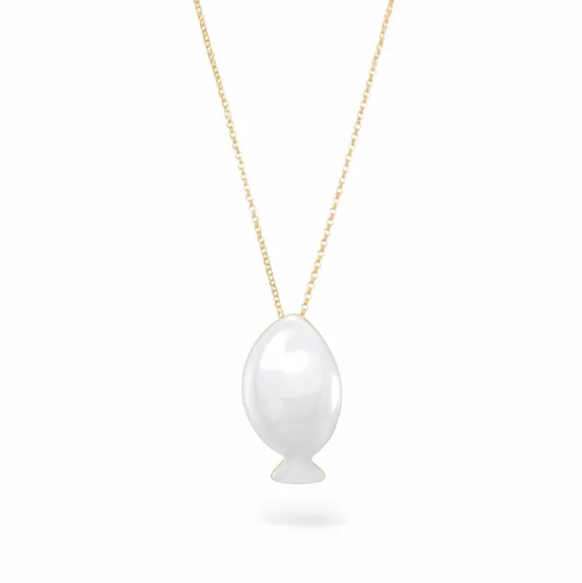 agapi-seastories-seastream-collier-poisson-mail-blanc image 1
