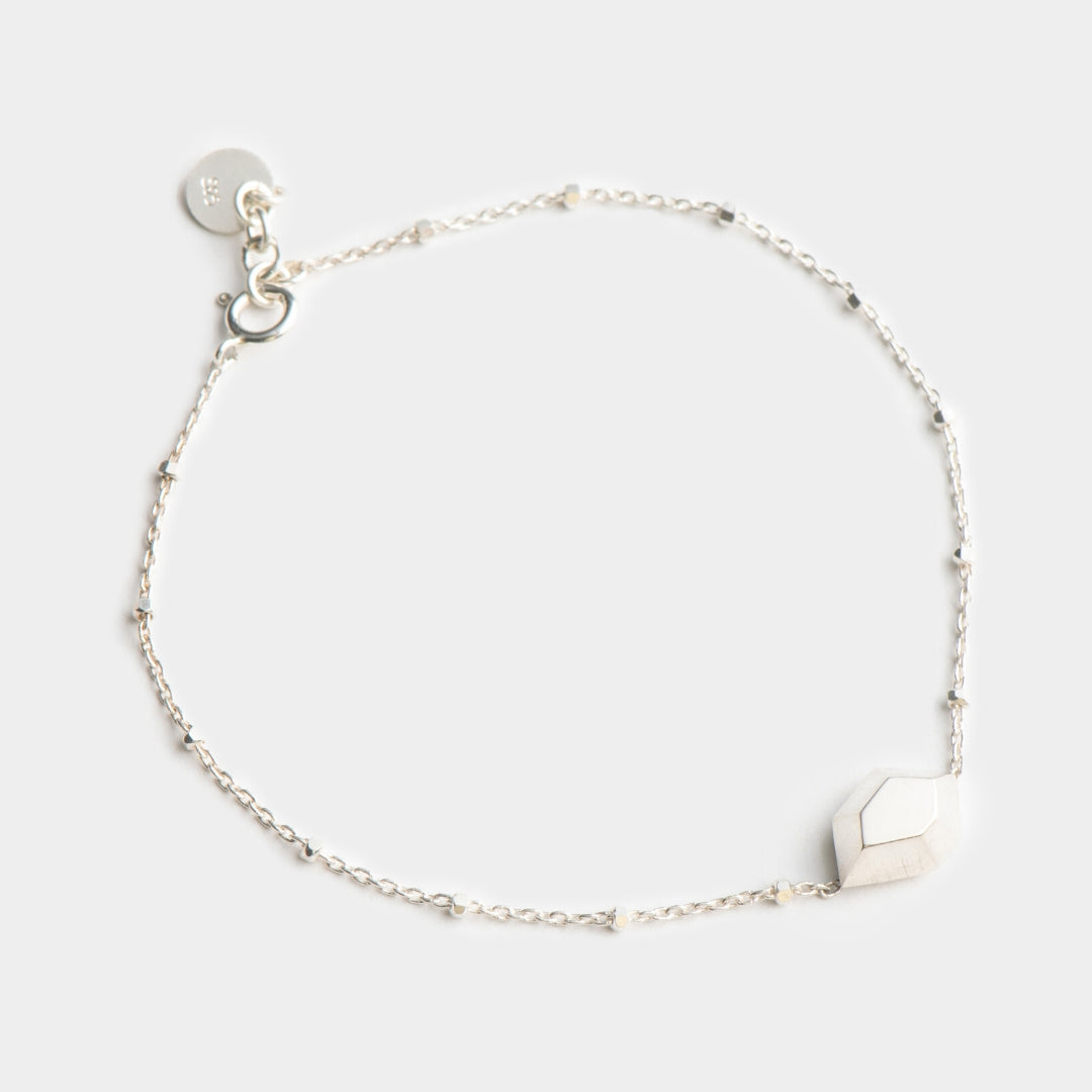 agapi-love-symbols-desire-bracelet-argent-losange-15-cm image 1
