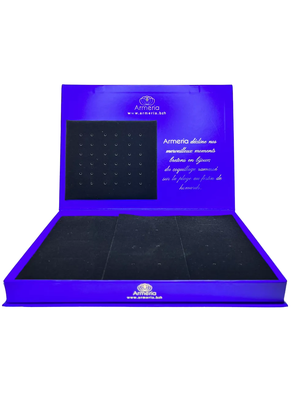 armeria-coffrets-bo-te-bijoux-bleu-roi-21x29-cm image 1