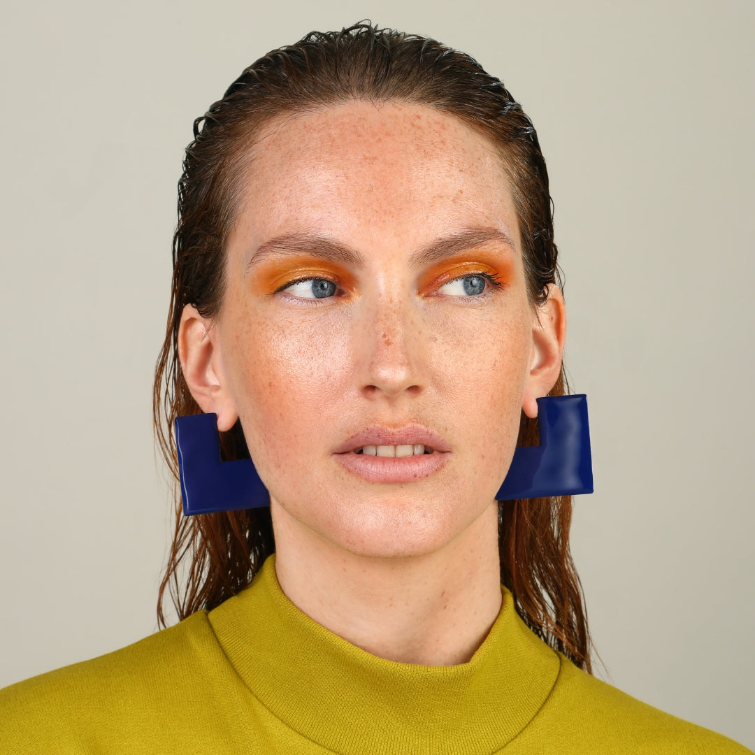 agapi-bau-mondrian-boucles-carr-es-mail-orange-bleu image 4