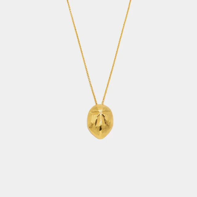 agapi-seastories-mellita-collier-oursin-plaqu-or-45-cm image 1