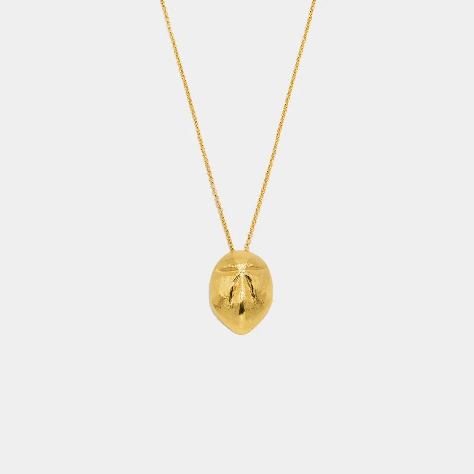 agapi-seastories-mellita-collier-oursin-plaqu-or-45-cm image 1