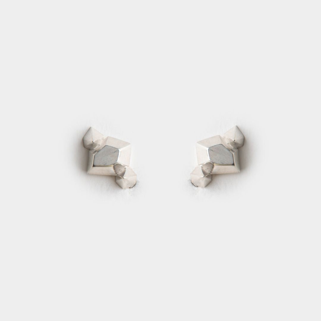 agapi-just-a-dream-boucles-d-oreilles-argent-losange image 1